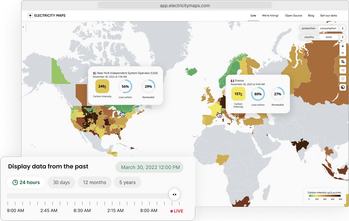 Electricity Maps Hero Image